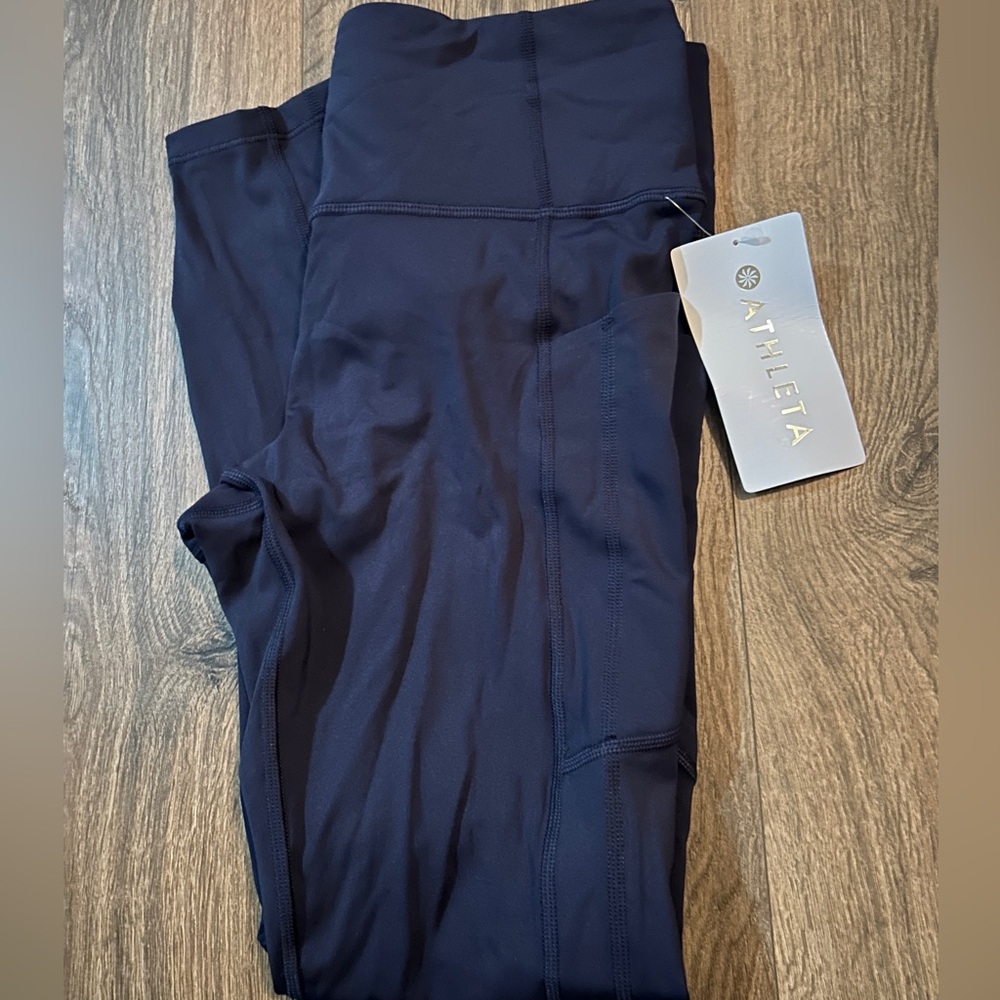 Athleta Deep Blue 7/8 Leggings